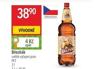 Pivo světlé výčepní 10° Březňák