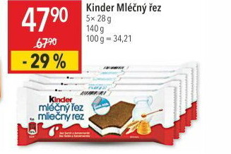 Řez mléčný Kinder