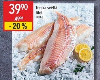 Treska světlá filety