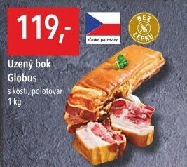 Uzený bok s kostí Globus