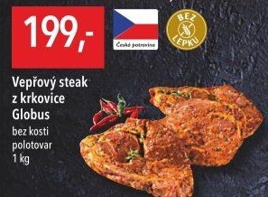 Vepřová krkovice steak Globus