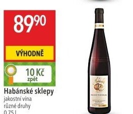 Víno Modrý Portugal Habánské sklepy