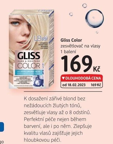 Barva na vlasy Gliss Color Schwarzkopf