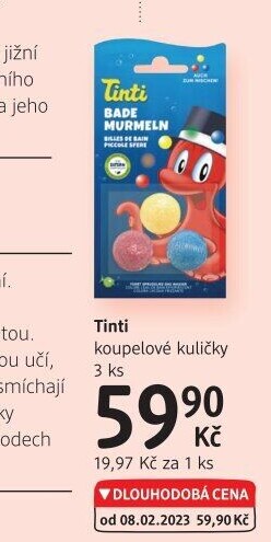 Koupelové kuličky Tinti