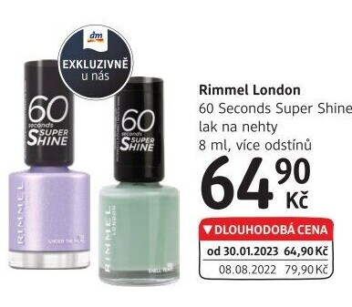 Lak na nehty 60 seconds Super Shine Rimmel