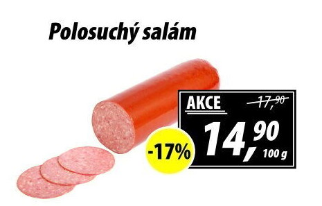 Polosuchý salám