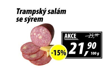 Salám trampský se sýrem