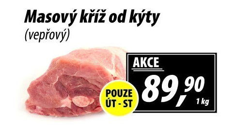 Vepřový kříž od kýty