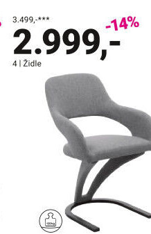 Židle s područkami „Crosby“