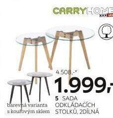 SADA ODKLÁDACÍCH STOLKŮ
