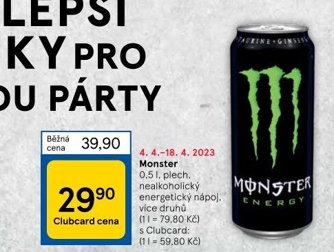 Energetický nápoj Monster Energy
