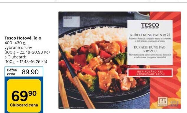 Hotová jídla Tesco