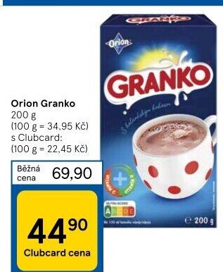 Instantní kakao Granko