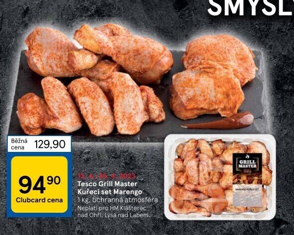 Kuřecí grilovací set Marengo Grill Master Tesco