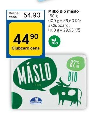 Máslo Bio Milko