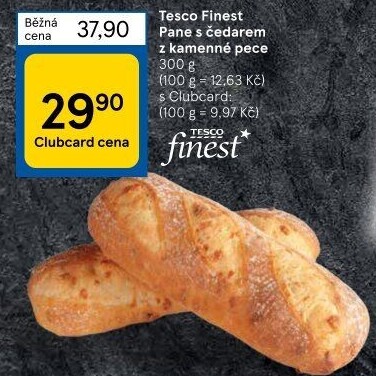Pane s čedarem Tesco Finest