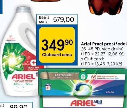 Prací prostředky Ariel