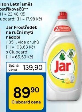 Prostředek na nádobí Jar