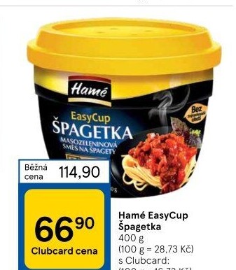 Špagetka Hamé Snadno a rychle