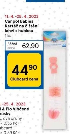 Štětka na čištění lahví a dudlíků Canpol Babies
