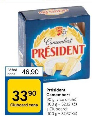 Sýr Camembert Président