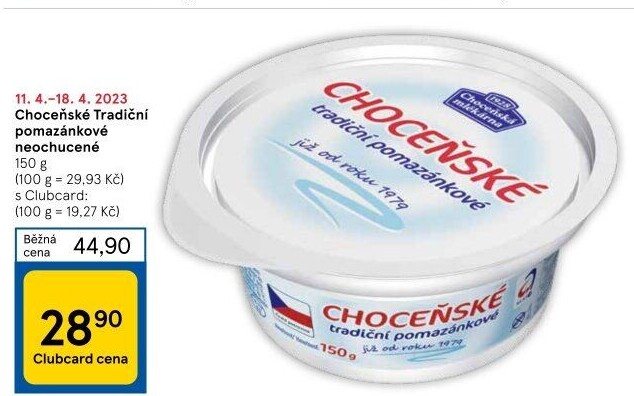 Tradiční pomazánkové Choceňské