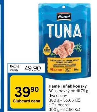 Tuňák kousky Hamé