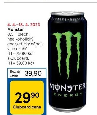 Energetický nápoj Monster Energy