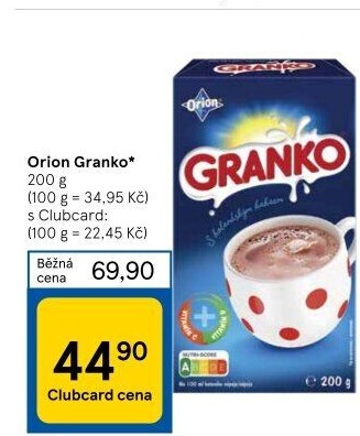 Instantní kakao Granko