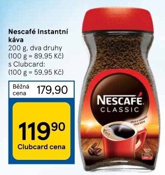 Instantní kávy Nescafé