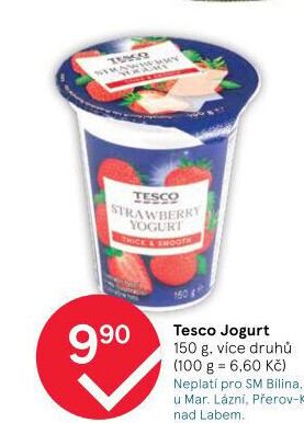 Jogurt ochucený Tesco