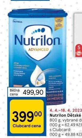 Kojenecká výživa Nutrilon