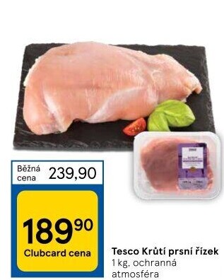 Krůtí prsní řízky Tesco