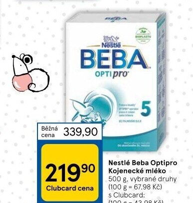 Mléčná výživa Beba Optipro Nestlé