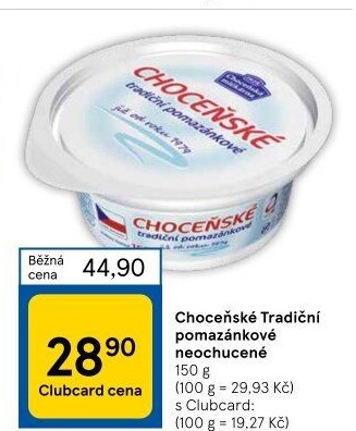 Tradiční pomazánkové Choceňské