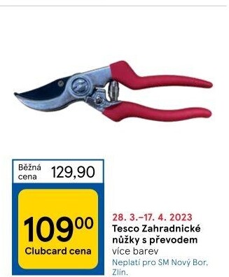 Zahradnické nůžky Tesco