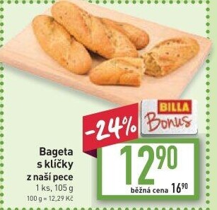 Bageta s klíčky