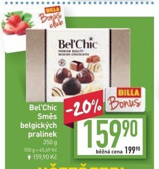 Bonboniéra Pralinky belgické Bel'