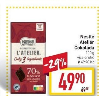 Čokoláda L´AteliérNestle