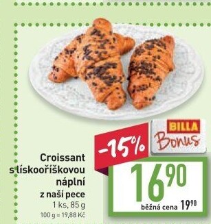 Croissant s náplní