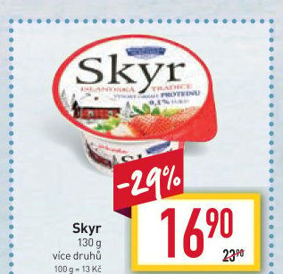 Dezert zakysaný ochucený Skyr Bohušovická mlékárna