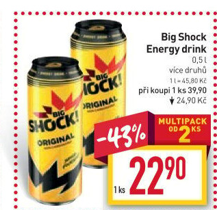 Energetický nápoj Big Shock