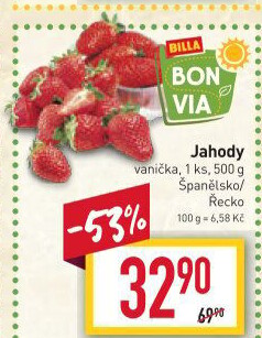 Jahody Billa Bonvia