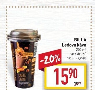 Ledová káva Billa