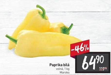 Paprika bílá