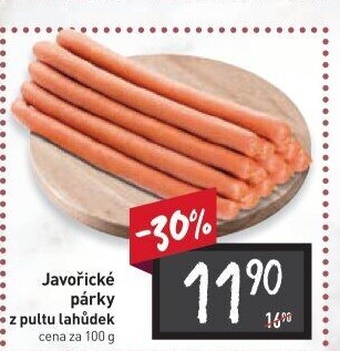 Párky javořické