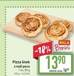 Pizza šnek