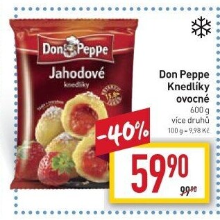 Plněné knedlíky mražené Don Peppe