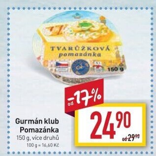 Pomazánky Gurmán klub