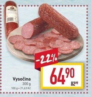 Salám Vysočina Kostelecké uzeniny